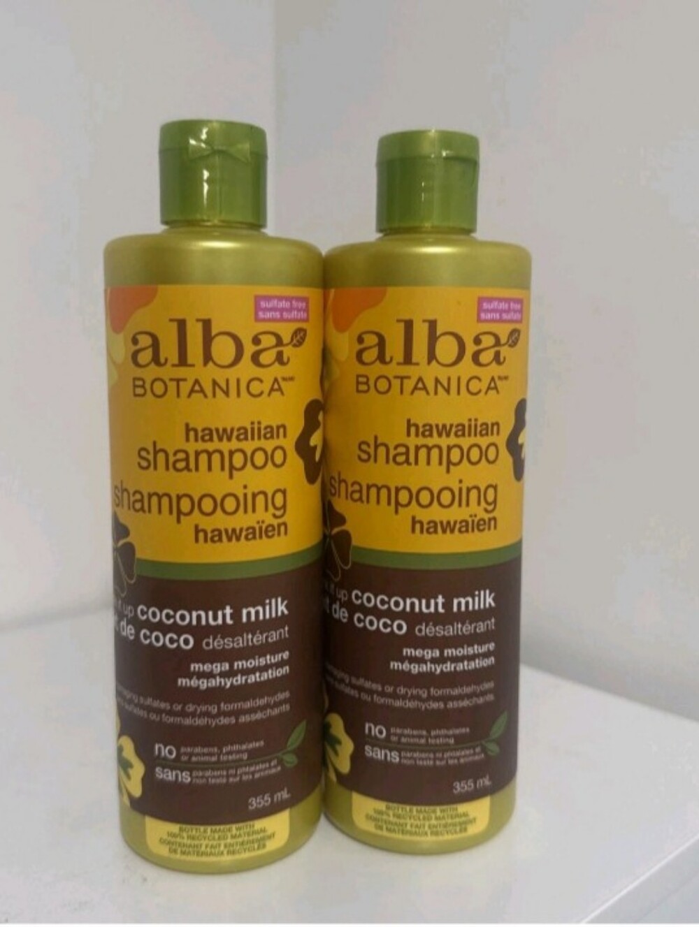 Alba Botanica Hawaiian Shampoo - Coconut Milk - Pack of 2